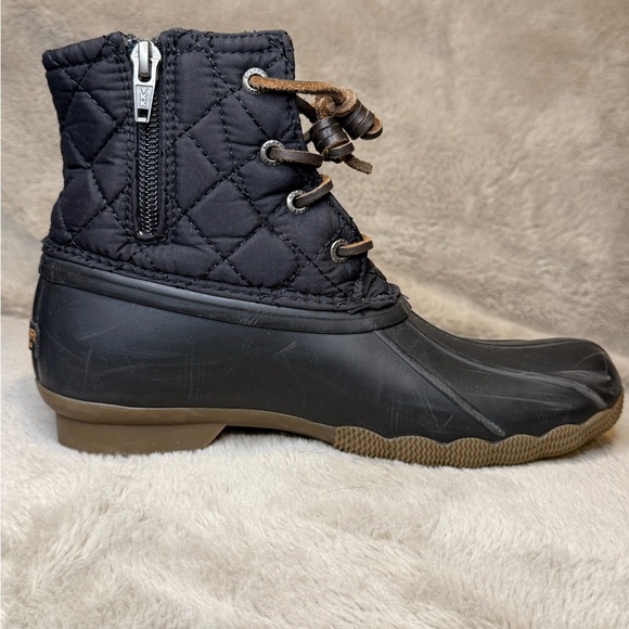 Sperry Black Boots with Tan Laces - Picture 4 of 8